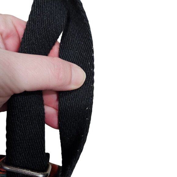 Fossil‎ Floral Canvas Crossbody Bag With Black Adjustable Strap & Buckle Closure - Picture 6 of 12